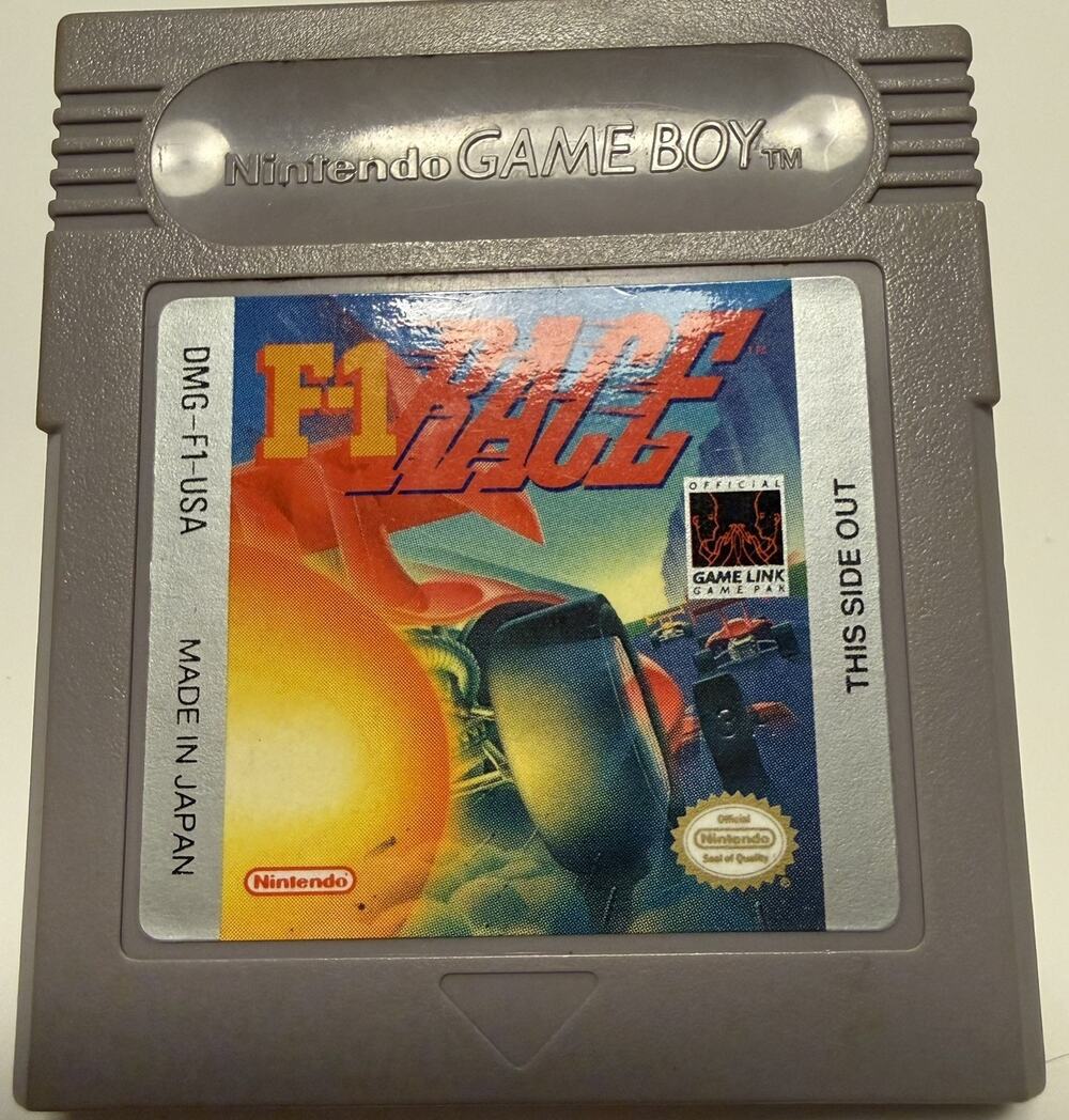 F-1 Race Nintendo Gameboy Cart Only. super fun racing game. Tested & Working